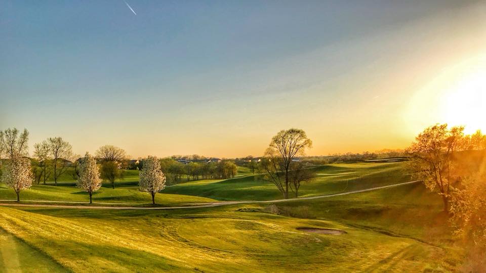 Legacy Golf Club Norwalk Iowa Hole #1 Evening